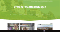 Desktop Screenshot of dresdner-stadtteilzeitungen.de